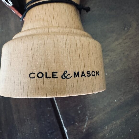 Cole & Mason Hoxton Salt Mill Grinder New Light Wood Manuel Adjustable - Picture 11 of 12